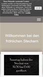 Mobile Screenshot of die-froehlichen-stecher.de